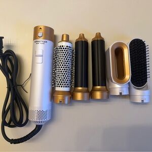 Nora Styler Gold and White Hair Styling Tool Set